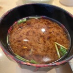 tonkatsu.jp - お味噌汁（2023年12月23日撮影）