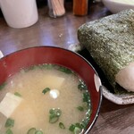 焼鳥 HIROHARU - 味噌汁もなかなか〜！