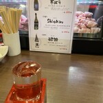 焼鳥 HIROHARU - 表面張力！お見事の日本酒の注ぎ方に夫婦で歓喜！