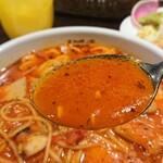 サムシング・トレ - やみつきになってから抜け出せない。Aランチ 真夜中のスパゲッテ 税込1400円