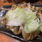 大衆串揚酒場 足立屋 - とり皮ポン酢