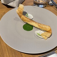 Bistro NOHGA  - ◇魚料理
                    【鱈のブランダードを生ハムと共にパートブリックで】