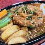 フレンズ - メニュー:ハンバーグ定食 ¥1,000(税込)