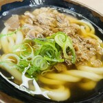 Honke Jinriki Udon - メニュー:肉うどん ¥420(税込)