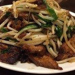 中華料理 天山 - ニラレバ炒め