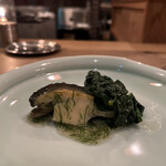 Itsuki - 蝦夷鮑、ちぢみほうれん草