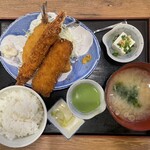 磯丸水産 - 海鮮ミックスフライ丼　1055円（税込）