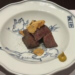 やす多” - 鹿児島産黒毛和牛ロースステーキ