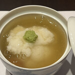 やす多” - 車海老の蕪蒸し