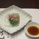 やす多” - お造り アオリイカ・寒平目