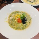 あんぷく - 磯の香の海鮮明太玉子とじうどん