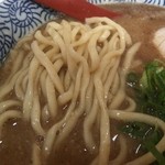 ひかり食堂 - 魚介醤油の平打太麺