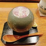 小判寿司 - 蒸し物　器が華やかな彩りでかわいい