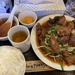 レバニラ定食 kei楽 - 