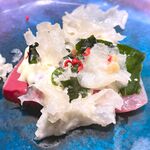 レストラン イコブ - 本日の鮮魚と白きくらげのクリュ　2023.12.12