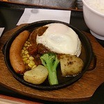 松屋 - デミタマハンバーグ定食