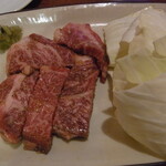 焼肉ひげ - ロースステーキ