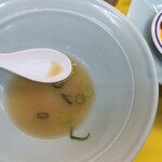 味心 - ごちそうさま　しっかり餃子も食ってる(笑)