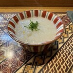 肴とお酒 うを弘 - 蕪のみぞれ餡の下には雲子と原木椎茸｡温まる〜｡