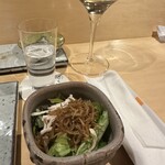 焼鳥 ひら野 - ジャコサラダ(☆☆☆☆)