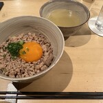 焼鳥 ひら野 - ミニソボロ飯(☆☆☆☆☆)