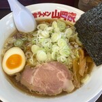 Misora-Men Yamaokaya - 朝ラーメン醤油¥510+薬味ねぎマシマシ¥100