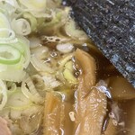 Misora-Men Yamaokaya - 朝ラーメン醤油¥510+薬味ねぎマシマシ¥100