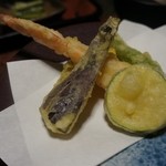 ニュー かどや - 天ぷらは揚げたてですが、やけどするくらいの熱々が好きなんですよね＾＾；