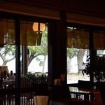 清盛茶屋 - 外がよく見える店内