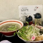 らー麺　Do・Ni・Bo - 煮干し油そばにねぎトッピング