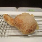 旬彩 天ぷら 心来(しんら） - なめたけ：大きななめ茸の軸からジュワァ～ッと溢れるお汁が美味しいことォ！