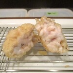 旬彩 天ぷら 心来(しんら） - 白子：クリーミーで濃厚なお味、鱈 白子のしっかりとしたお味が楽しめます。 美味しいです！