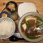 今いゆ玉しろ - 賄い　魚汁定食（ジーマーミー豆腐・酢味噌和え付き）¥1,100