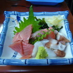 すし処 いけ田 - 三点盛り￥940　（’13.12）