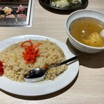 Doraibuin Tori - 一番定食　鳥めし、鳥スープ