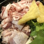 Honkaku Chanko Nabe To Nihon Ryouri Tairiki - お肉も魚も野菜も鍋からはみ出る