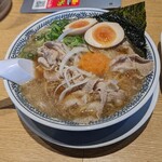 丸源ラーメン - 味玉肉そば、肉ダブル