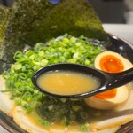 WAKURA - スープの味美味しい。出来れば熱々にしていただきたい