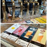 スタンド ティー - クラフトビール4種類は毎日変わるそう！