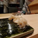 Meguro Sushi Hajime - 自家製ガリ二種～おかわり自由