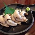 うなぎ亭 友栄 - 肝焼き・わさび