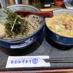 BONSAI - ごまだれ鶏つけ蕎麦＋味玉