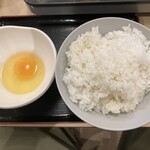 サウナセンター - ライス 生卵