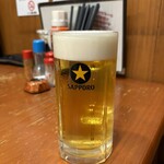 Hakodate - 生ビール中　乾杯です♪