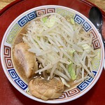 ラーメン めじ - ミニ麵普通ニンニク無し野菜マシ850円