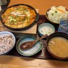 Katsutoshi - 私が頼んだ、キムチかつ鍋定食(税込1,650円)