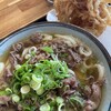 Udon Koubou Awaya - 肉うどん770円&玉ねぎかき揚げ250円