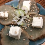 天ぷらすずき - いぶりがっこチーズ