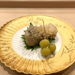 鮨 大門 - 白甘鯛 鱗焼き 銀杏
