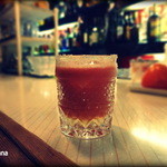 カクテルバー しろ - 2013.12.2　トマトで ソルティードッグのようにとオーダー。